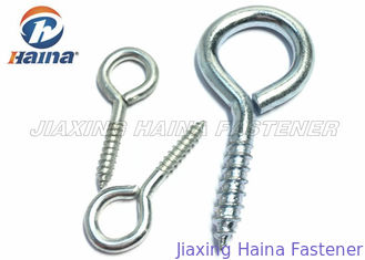 JIS EN ISO AS GB Wood Thread Large Dia. 2.2 - 6mm Screw Eye Hooks