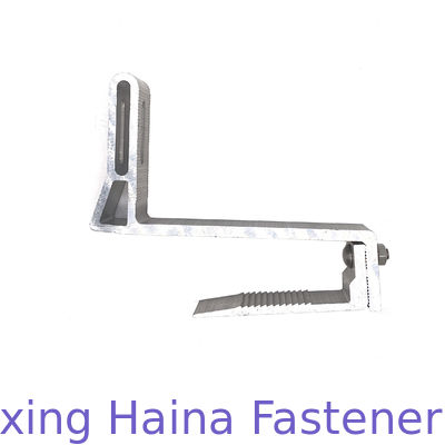 সৌর শক্তি সিস্টেমের জন্য অ্যালুমিনিয়াম মিডল অ্যানোডাইজড ক্ল্যাম্প