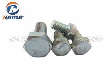DIN 933 M16 Gr.8.8 নীল জাস্ট ধাতুপট্টাবৃত কার্বন ইস্পাত সম্পূর্ণ থ্রেড হেক্টর বোল্ট