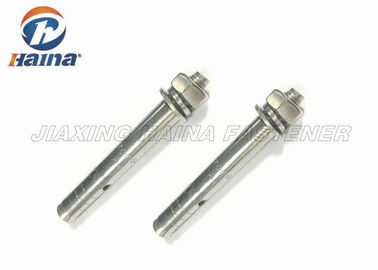SS304 / SS316 ফাউন্ডেশন নোঙ্গর Bolts, রেলিং জন্য কংক্রিট বিস্তার বোল্ট