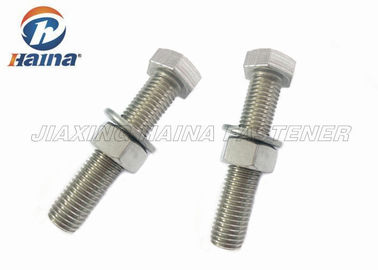 A2 A4 DIN933 M14 উচ্চ প্রসার্য অ্যালেন হেক্স হেড স্টক বোল্ট এবং বাদাম