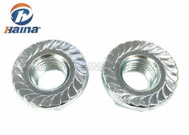 Zinc Plated / Black Hex Head Nuts M16 Carbon Steel Grade 8.8  For Pipeline Connection