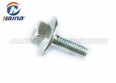 Left Full Thread Hex Head Bolts UNC Blue Zinc Plated DIN 6921 10.9 Grade