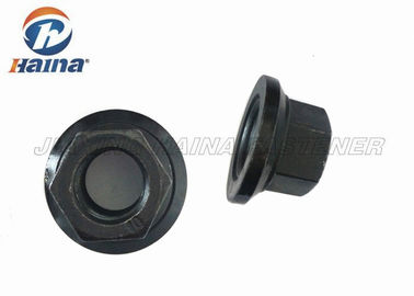 10.9 Grade M22*1.5 Wheel Hub Nut For Truck , Phosphate Revolving Nut For Wheel Bolt