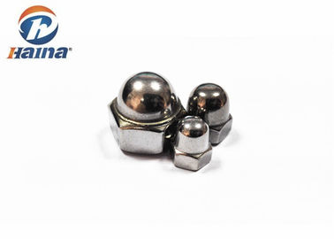 স্টেইনলেস স্টীল প্লেইন DIN1587 A2-70 A4-80 M4-M24 ষড়ভুজ অ্যাকর্ন বাদাম