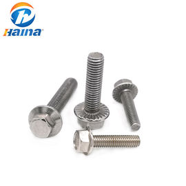 50mm দৈর্ঘ্য প্লেইন রঙ DIN6921 স্টেইনলেস স্টীল 304 316 হেক্স চক্রের উন্নত পার্শ্ব বোল্ট