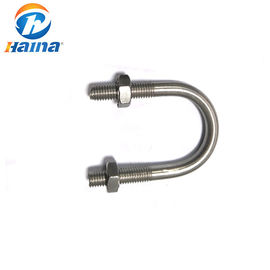 316L স্কয়ার ইউ DIN3570 A2 -70 স্টেইনলেস স্টিল ইউ বোল্টস হেক্স নাট সহ