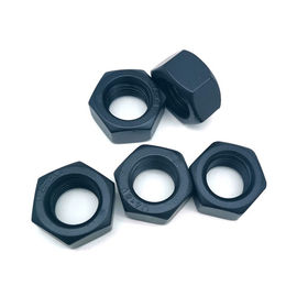 OEM সেবা জন্য 8 গ্রেড কার্বন ইস্পাত কালো Teflon লেপা হেক্স মাথা বাদাম
