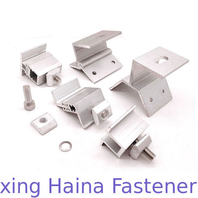 স্ট্যান্ড সীম সৌর ছাদ/ সৌর প্যানেল/ সৌর মডিউল বন্ধনী স্ক্রু সঙ্গে ক্ল্যাম্প