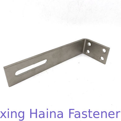 SS316 SS304 l আকৃতির কর্নার ব্রেস সোলার প্যানেল বন্ধনী ছাদের জন্য