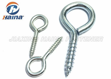 JIS EN ISO AS GB Wood Thread Large Dia. 2.2 - 6mm Screw Eye Hooks