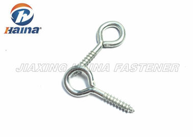 JIS EN ISO AS GB Wood Thread Large Dia. 2.2 - 6mm Screw Eye Hooks