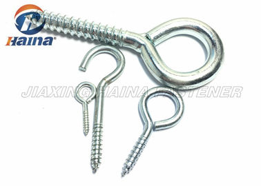 JIS EN ISO AS GB Wood Thread Large Dia. 2.2 - 6mm Screw Eye Hooks