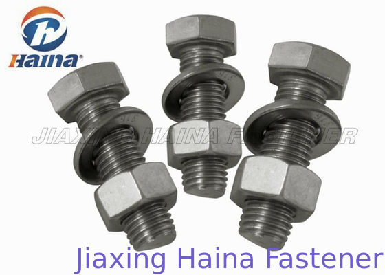 জিবি হাফ থ্রেড হেক্সাগন হেড ss304 ss316 M4-M36 থাম্ব বোল্ট এবং বাদাম